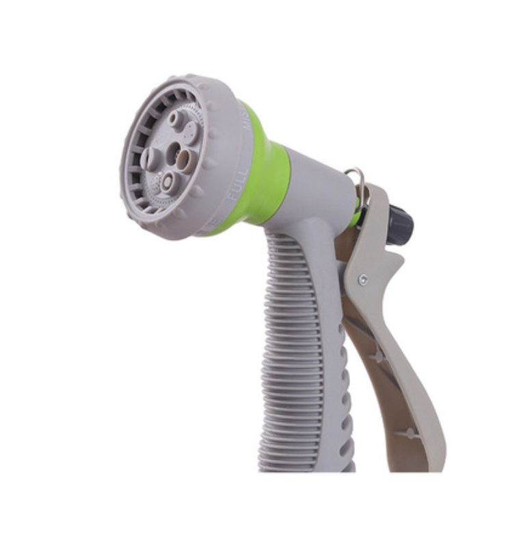 7-mode adjustable spray nozzle for garden hose reel, suitable for watering flowers and cleaning