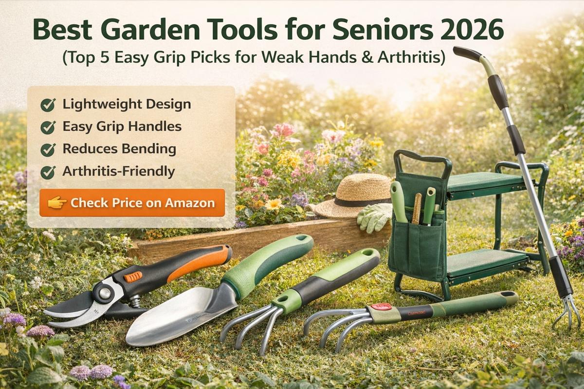 best garden tools for seniors easy grip lightweight gardening tools