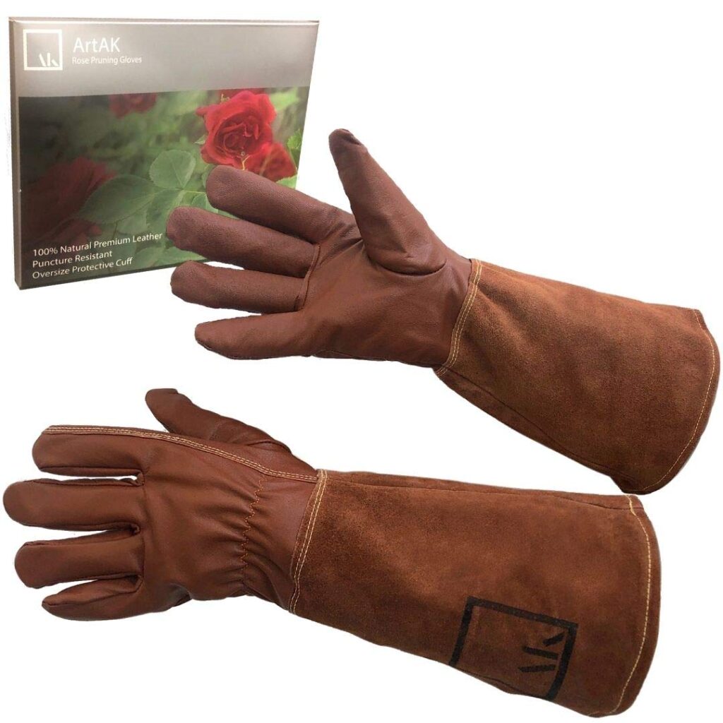 thorn resistant gardening gloves long sleeve